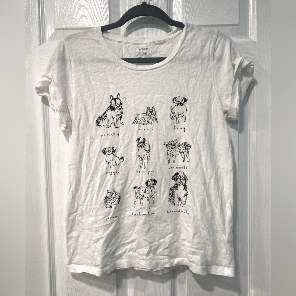J Crew Factory - Dogs Collector Tee